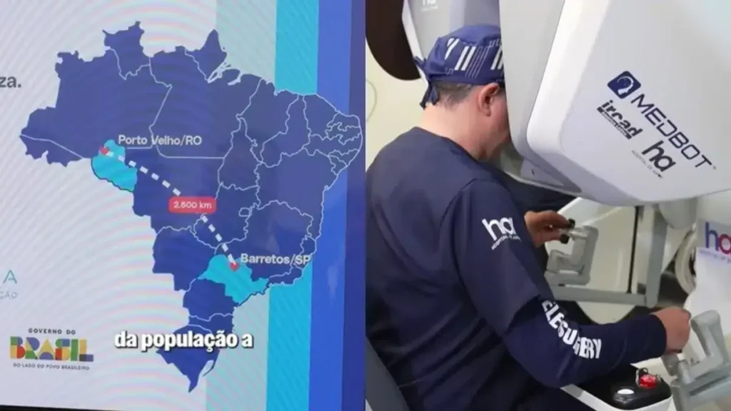 SUS realiza telecirurgia inovadora a 2.700 km de distância